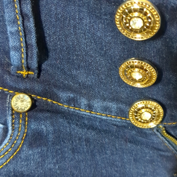 *NEW* Colombian Authentic Butt Lifter Bell Leg Jeans Size 8 - Picture 13 of 16